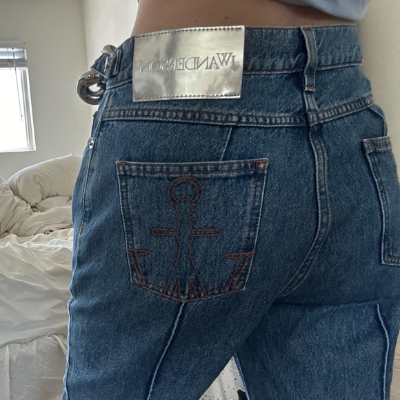 J.W. Anderson Chain Link Slim Fit Jeans - Picture 15 of 17